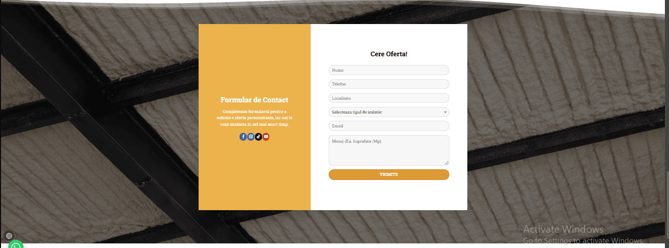 Contact background